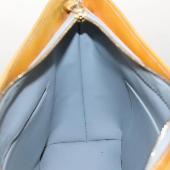 LOUIS VUITTON Monogram Vernis Houston Hand Bag Gris - Picture 13 of 14